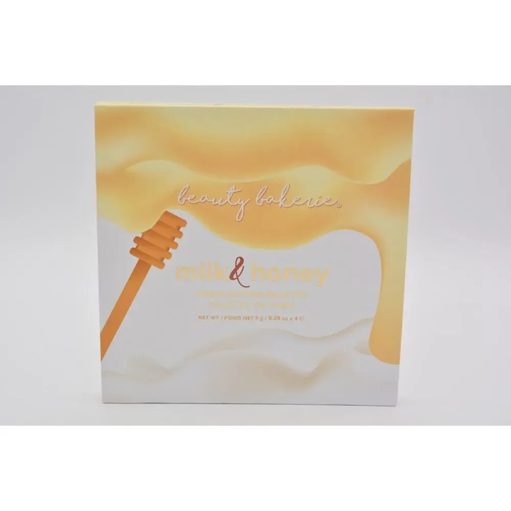 Beauty Bakerie Milk & Honey Highlighter Palette 0.28 Ounce x 4 New